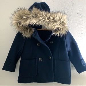 Zara toddler girl coat
